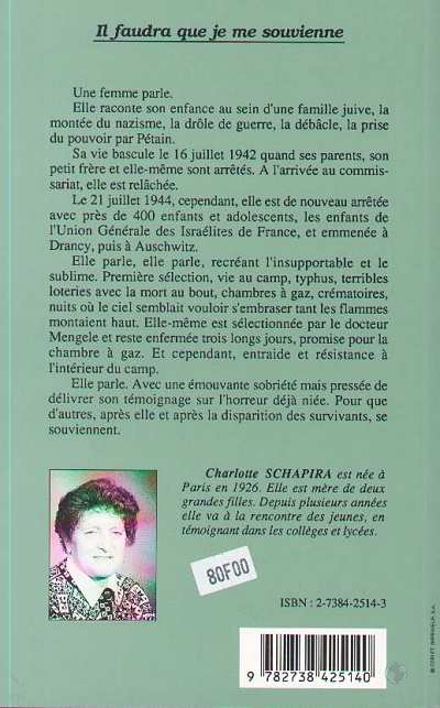 Image verso