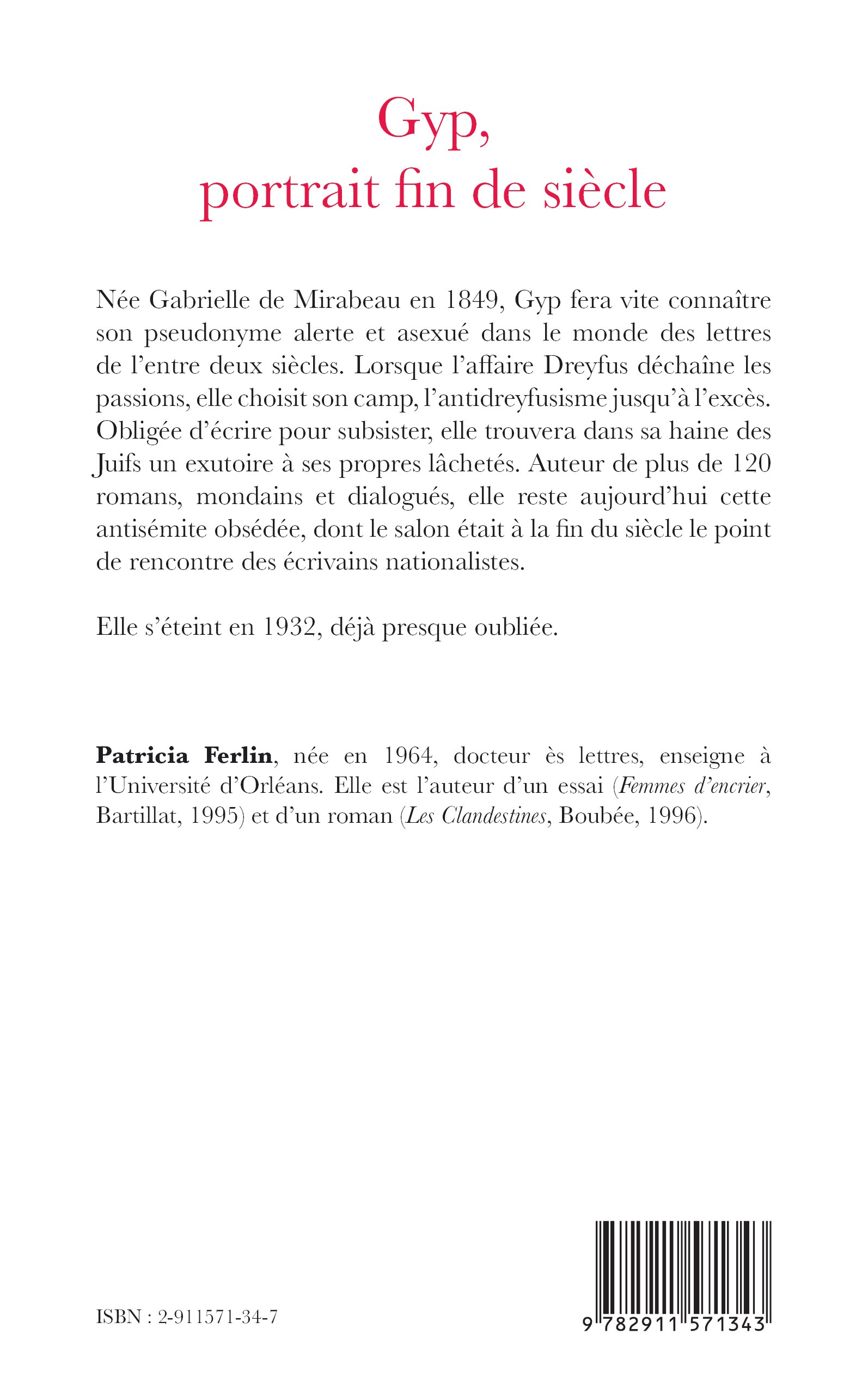 Image verso