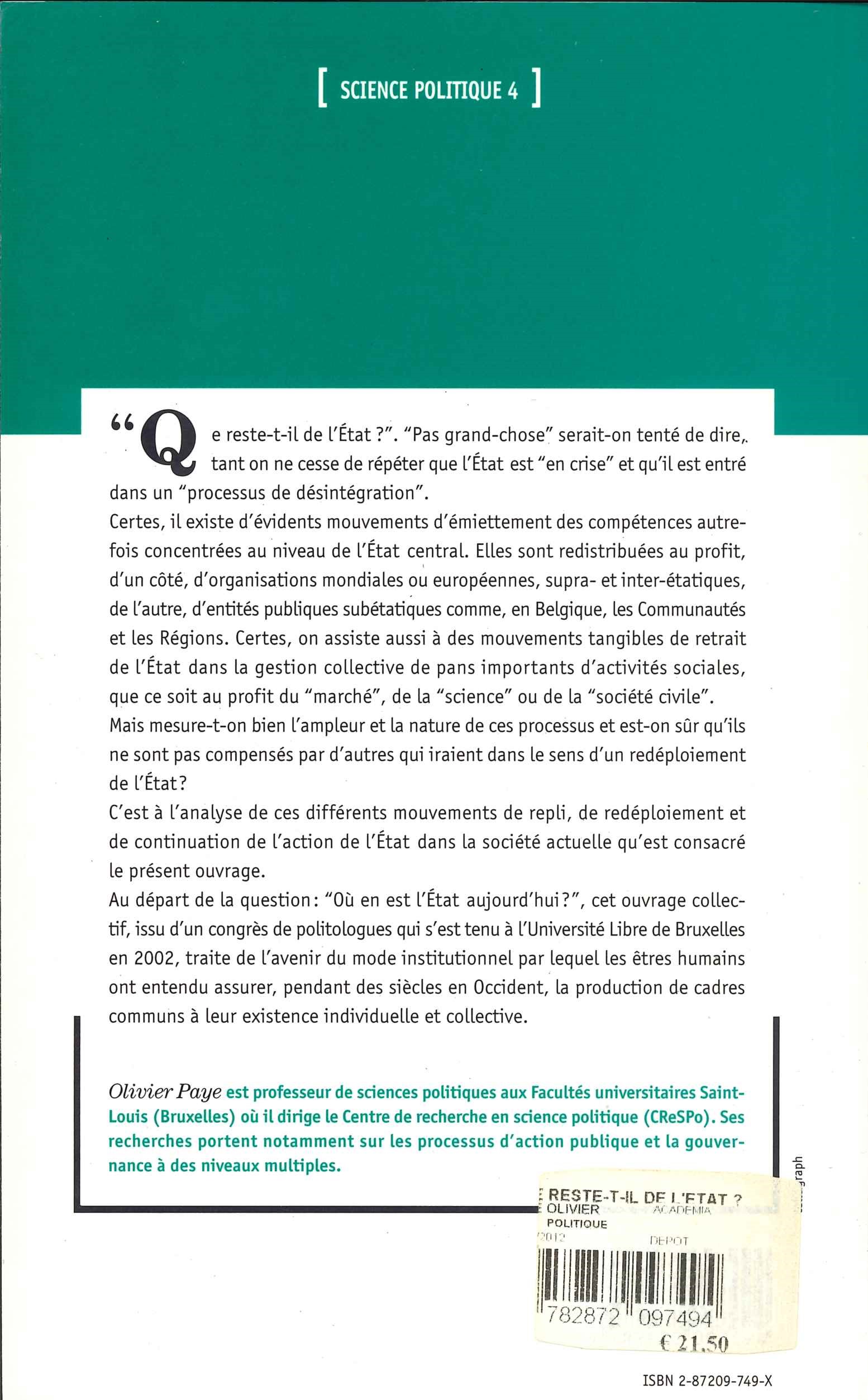 Image verso