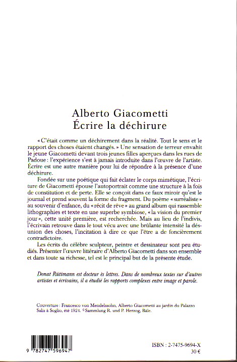 Image verso