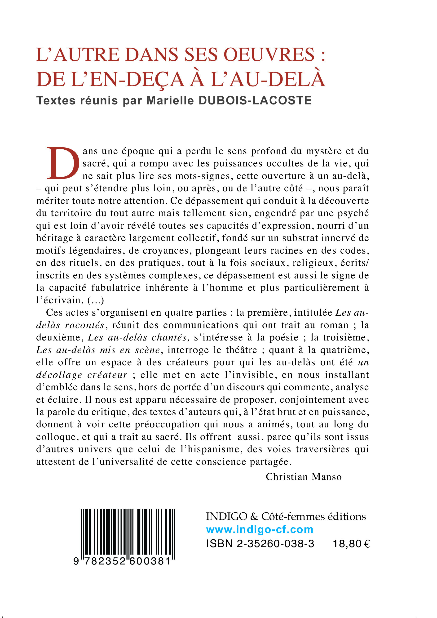 Image verso