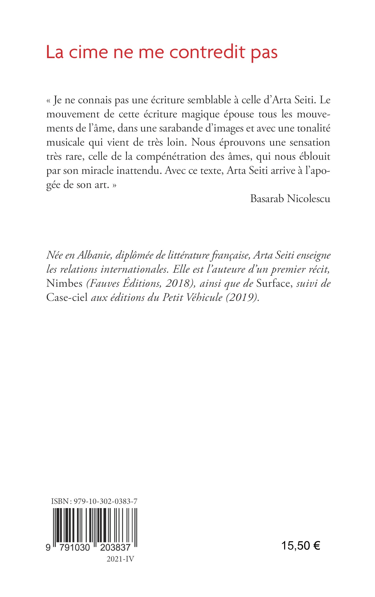Image verso