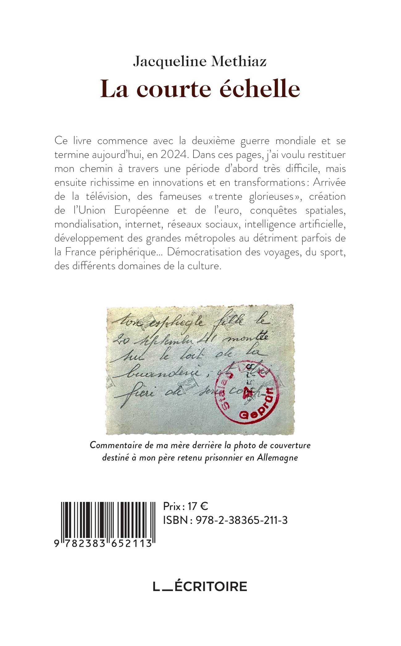 Image verso