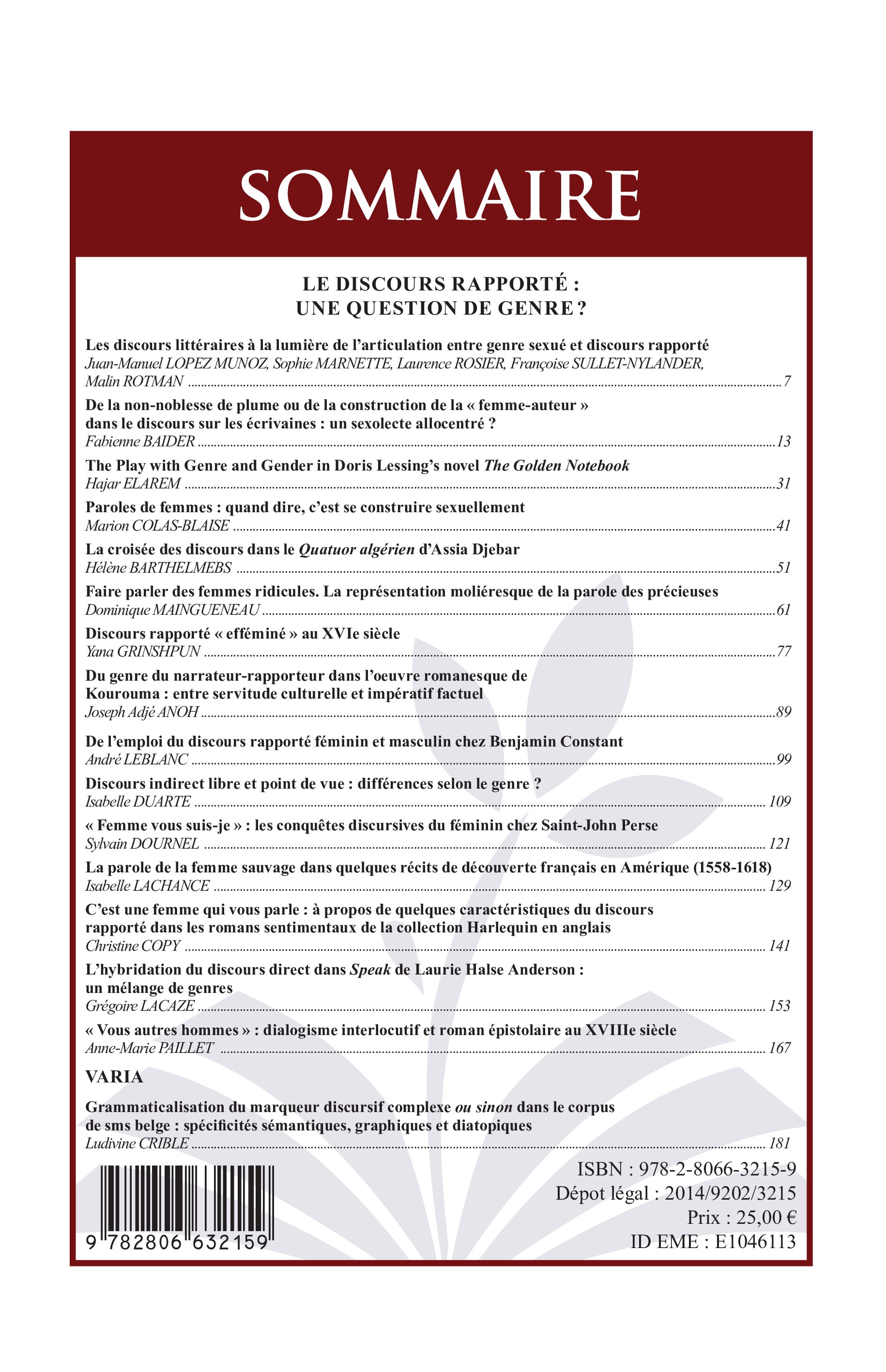 Image verso