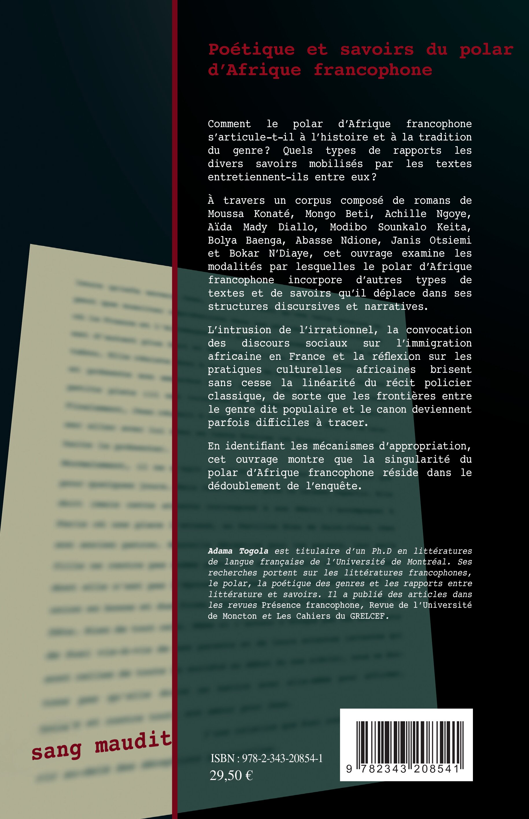 Image verso