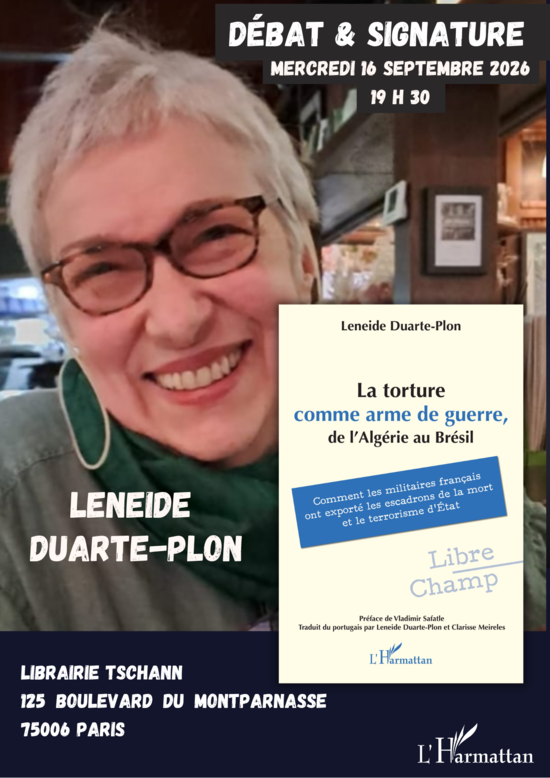 Rencontre-débat avec Leneide Duarte-Plon 