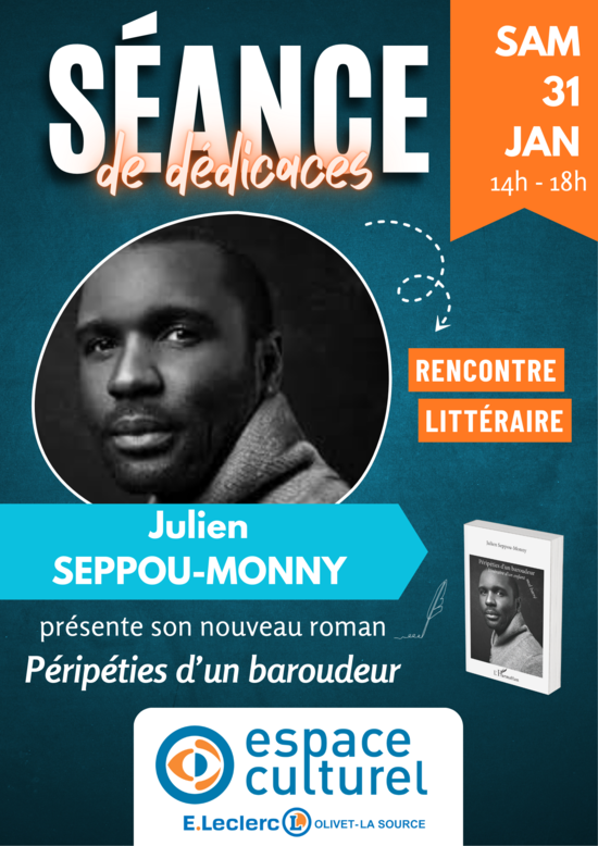 Rencontre-signature avec Julien Seppou-Mony