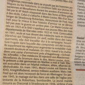 LES DERNIÈRES ACTUALITÉS - Destin d'une fille d'Alsace