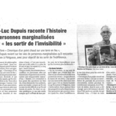 LES DERNIÈRES ACTUALITÉS - Jean-Luc Dupuis raconte l'histoire de personnes marginalisées pour les 