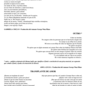 LES DERNIÈRES ACTUALITÉS - Le poème en espagnol Transplante de amor