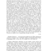 LES DERNIÈRES ACTUALITÉS -  L'enseignement traditionnel de l'Église éthiopienne orthodoxe täwahedo - Revue Irenikon