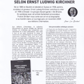 LES DERNIÈRES ACTUALITÉS - le nu fondement de tous les arts plastiques selon Ernst Ludwig Kirchner
