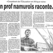 LES DERNIÈRES ACTUALITÉS - Un prof namurois raconte...