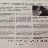 LES DERNIÈRES ACTUALITÉS - L'énigme de l'arrestation de Jean Moulin en 1943