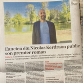 LES DERNIÈRES ACTUALITÉS - L'ancien élu Nicolas Kerdraon publie son premier roman