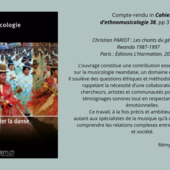 LES DERNIÈRES ACTUALITÉS - Cahiers d'ethnomusicologie