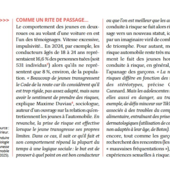 LES DERNIÈRES ACTUALITÉS - Comme un rite de passage... 