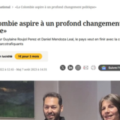 LES DERNIÈRES ACTUALITÉS - Dans les pas d’Álvaro Uribe Vélez. Le président de la mafia