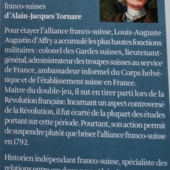 LES DERNIÈRES ACTUALITÉS - Louis-Auguste Augustin d'Affry. Au service des relations franco-suisses (version courte Infolio)