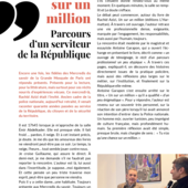 LES DERNIÈRES ACTUALITÉS - Une chance sur un million - Le parcours d'un serviteur de la république