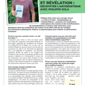 LES DERNIÈRES ACTUALITÉS - ENTRE MÉMOIRE ET RÉVÉLATION / DÉCRYPTER L'ANTISÉMITISME AVEC PHILIPPE SOLA
