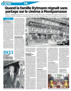 Quand la famille Rytmann régnait sans partage sur le cinéma à Montparnasse