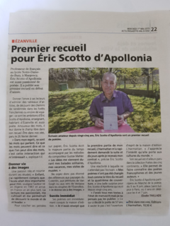Premier recueil pour Eric Scotto d'Apollonia