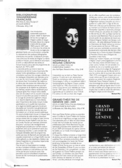 Article paru dans Opéra Magazine