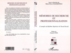 Mémoires de recherche et professionnalisation