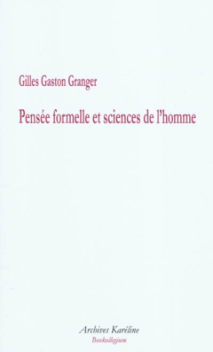 Pensée formelle et sciences de l'homme