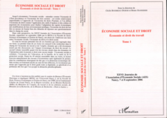 Economie sociale et droit (Tome 1)