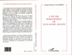 L'oeuvre romanesque de Jean-Marie Adiaffi