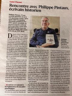 Rencontre avec Philippe Pintaux écrivain historien