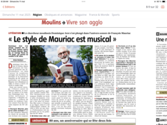Le chercheur moulinois Dominique Arot s'est plongé dans l'univers sonore de François Mauriac