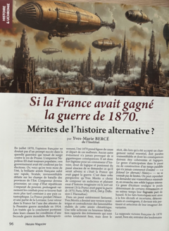 Si la France avait gagné la guerre de 1870. Mérites de l'histoire alternative ?