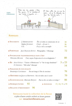 article dans la revue 3e millénaire