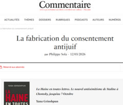 La fabrication du consentement antijuif