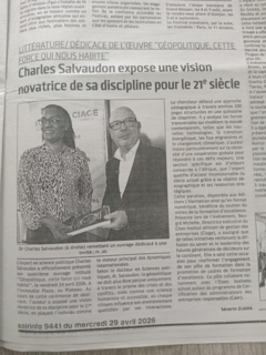 Charles Salvaudon explore une vision novatrice de sa discipline pour le 21e siècle