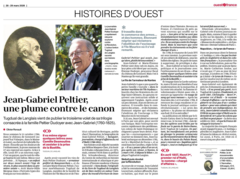 Jean-Gabriel Peltier, une plume contre le son du canon 