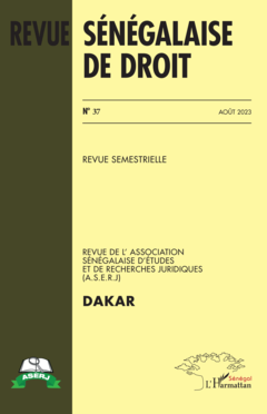 Revue Sénégalaise de Droit n° 37 Août 2023
