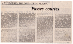 Passes courtes (