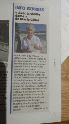 Avec la vieille dame de Marie Gillet