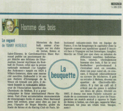 Article de presse sur l'ouvrage Roger Marche de Marc BARREAUD