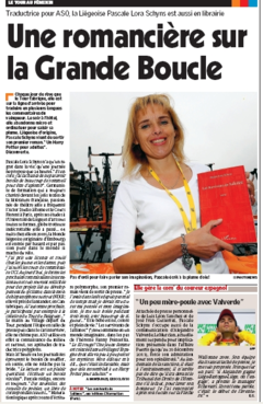 Une romancière sur la Grande Boucle