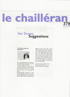 Le Chailleran - les livres - suggétions