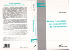 ANALYSE ÉCONOMIQUES DES BIENS DURABLES DE CONSOMMATION