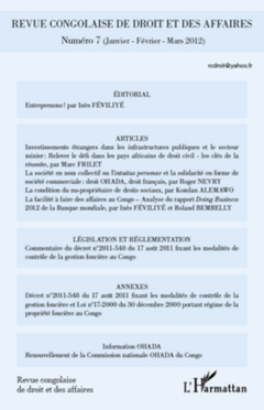 Revue congolaise de droit et des affaires