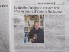 Le destin d'un jeune esclave noir sous la plume d'Étienne Guillaume