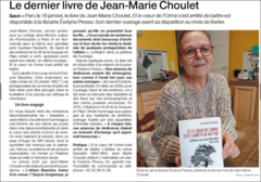 « Et le cœur de l’Orme s’est arrêté de battre », le dernier livre de Jean-Marie Choulet