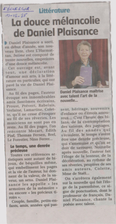 La douce mélancolie de Daniel Plaisance